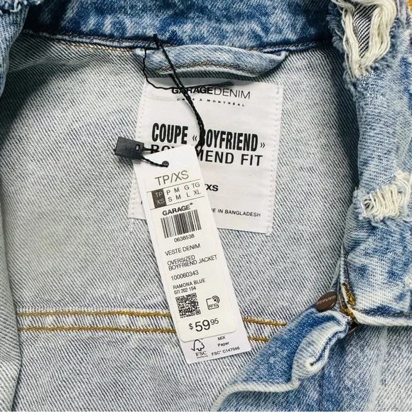 Distressed Denim Jacket - Picture 3 of 4